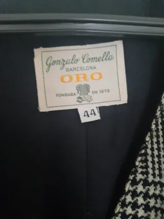 Americana cuadros talla 44