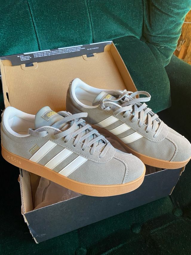 Adidas VL Court 2.0 Beige/Blanco