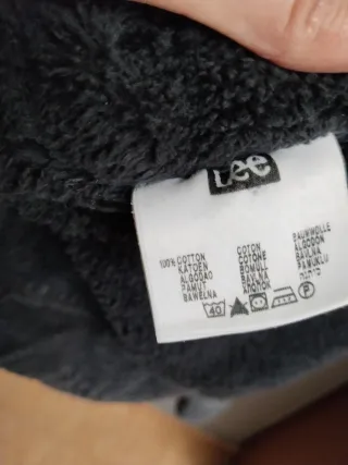 Chaqueta Vaquera Negra Lee Talla M Vintage. Nueva