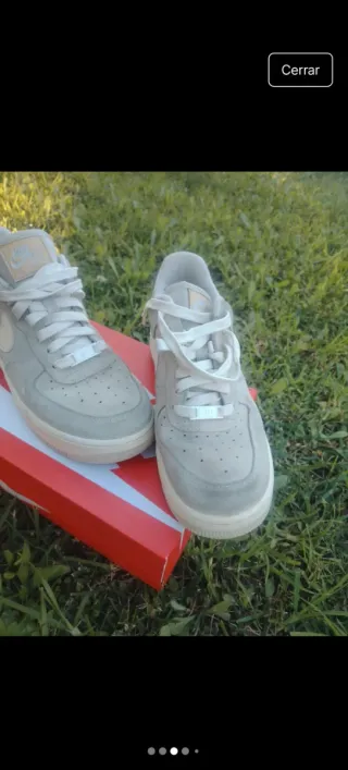 Zapatillas Nike Air Force 1 Beige/Blanco