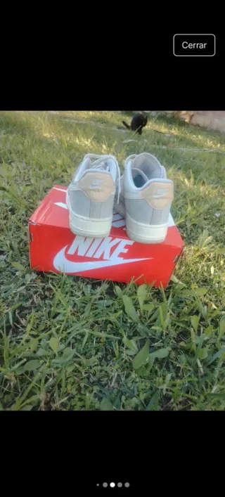 Zapatillas Nike Air Force 1 Beige/Blanco