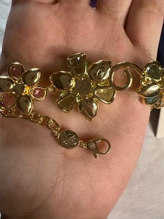 Pulsera Swarovski Flores Multicolor
