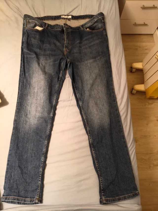 Pantalón Vaquero Hombre Azul