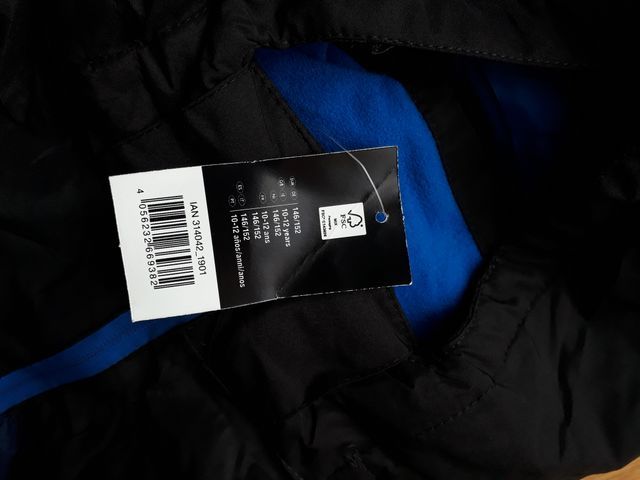 Conjunto Ropa Nieve Niño Azul/Negro