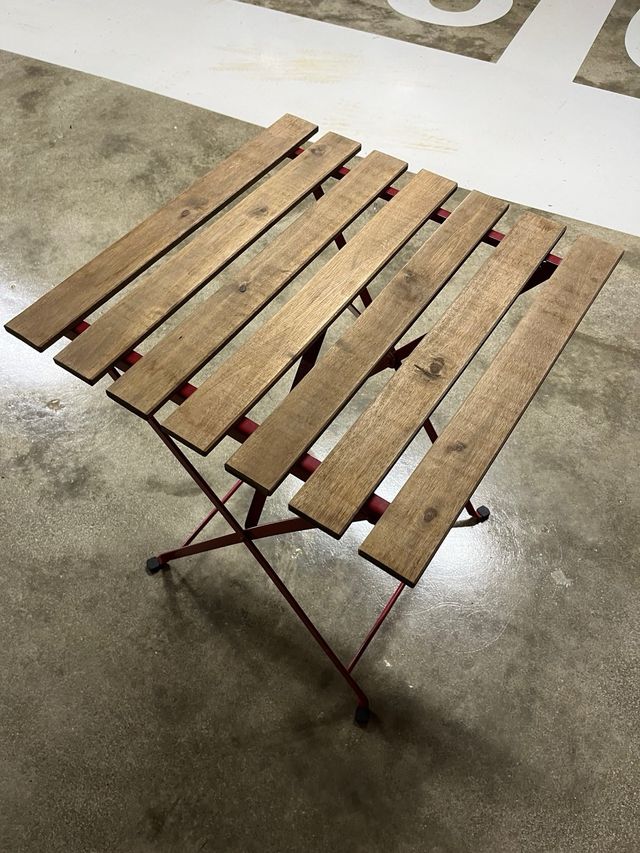 Mesa plegable Ikea jardín 55x54 cm