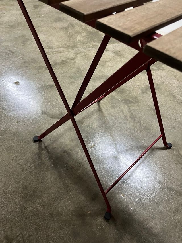 Mesa plegable Ikea jardín 55x54 cm