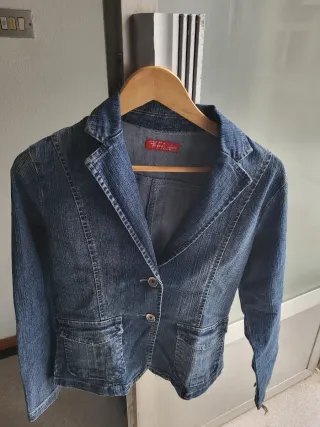 Chaqueta vaquera azul talla M
