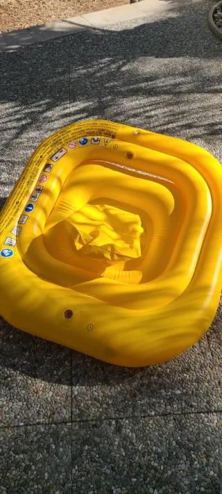 Flotador hinchable Pool School Amarillo