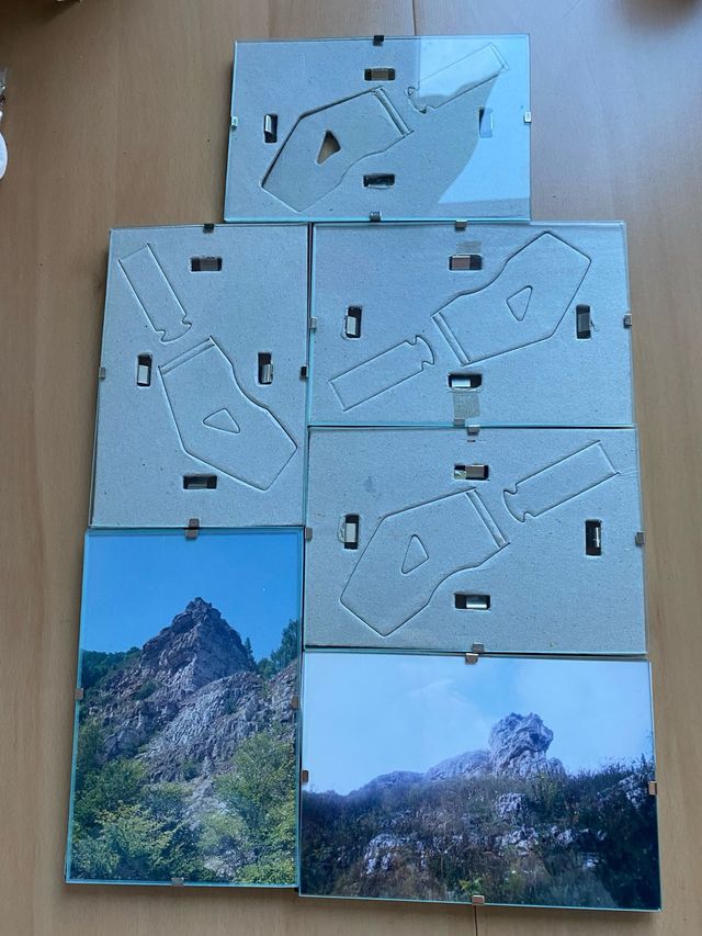 Marcos de fotos de cristal