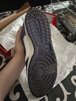 Nike Dunk Low Viola Usate