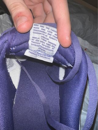 Nike Dunk Low Viola Usate