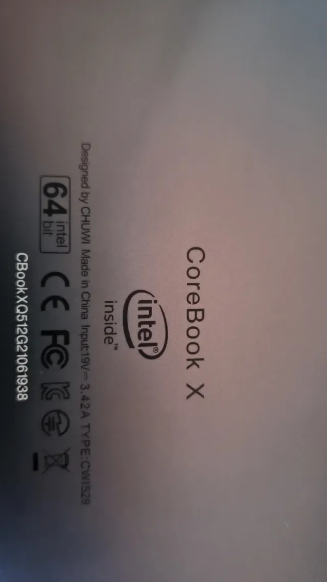 Portátil Chuwi Táctil