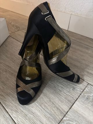 Zapatos Nine West Talla 7M Negros