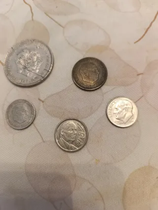 Lote de monedas antiguas o individuales