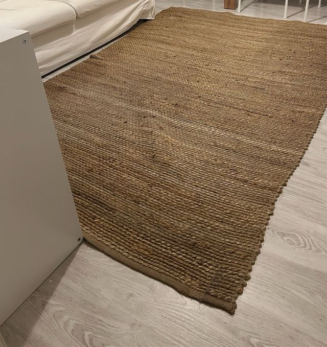 Tappeto in juta fatto a mano beige/marrone