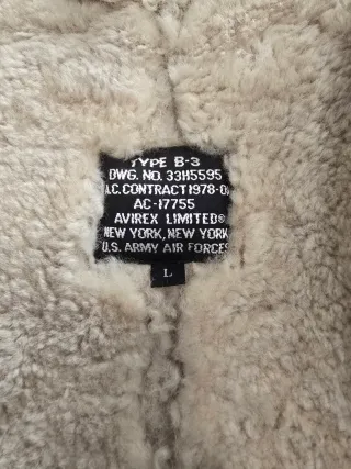 Chaqueta Aviador Beige y Marrón