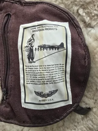 Chaqueta Aviador Beige y Marrón