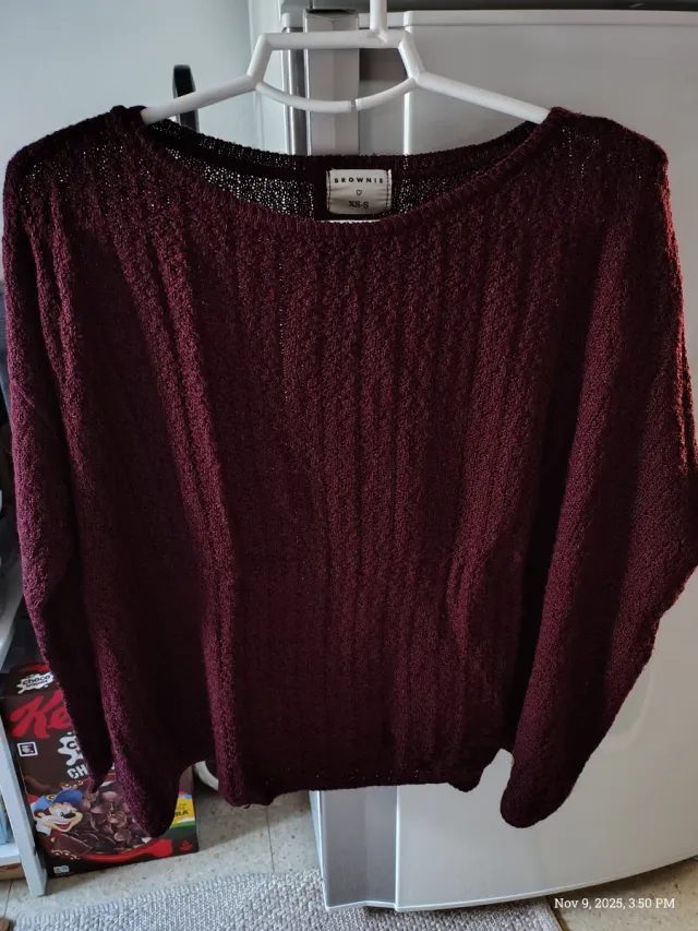 Jersey Brownie Rojo Talla XS