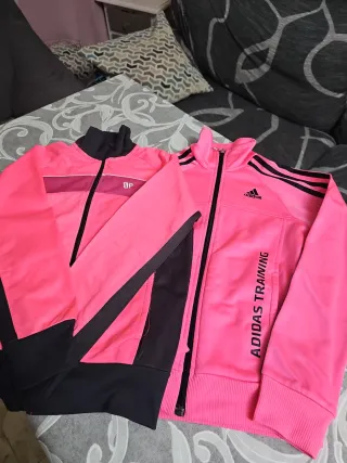 Chaqueta Adidas Training Rosa Talla 10