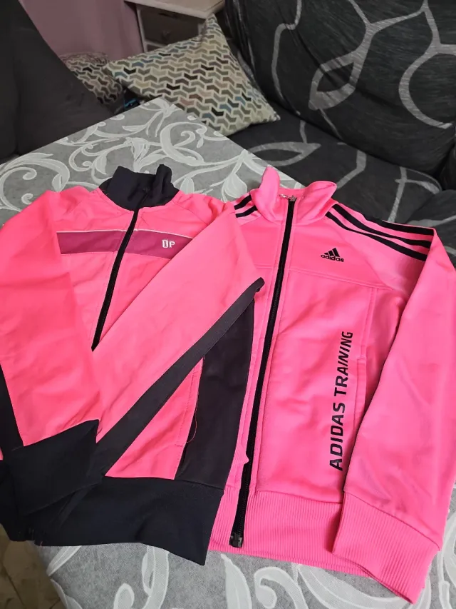Chaqueta Adidas Training Rosa Talla 10