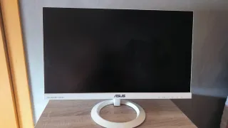 Monitor Asus 24 Blanco y Negro