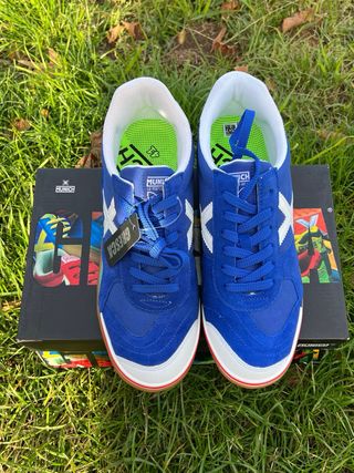 Zapatillas Futsal Munich Azul/Verde