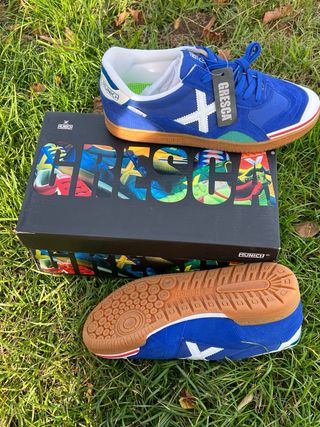 Zapatillas Futsal Munich Azul/Verde