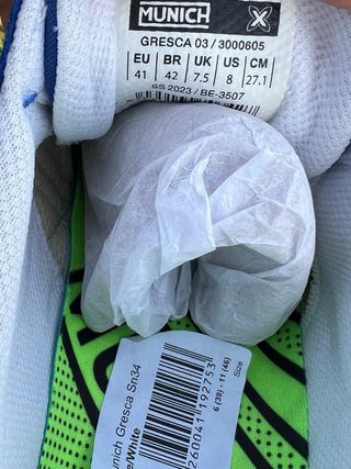 Zapatillas Futsal Munich Azul/Verde