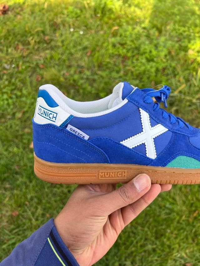 Zapatillas Futsal Munich Azul/Verde