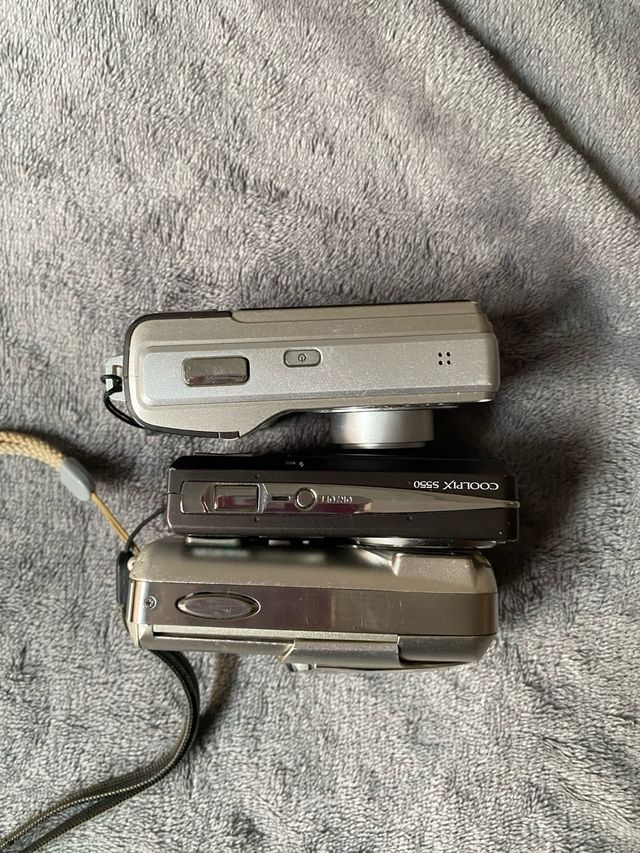 Lote de 3 cámaras digitales