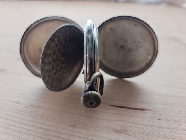 Reloj de bolsillo plata 800 Tavannes Watch Co