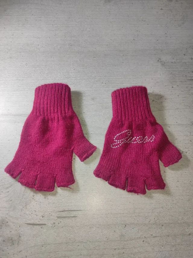 Guantes sin dedos Guess rosas