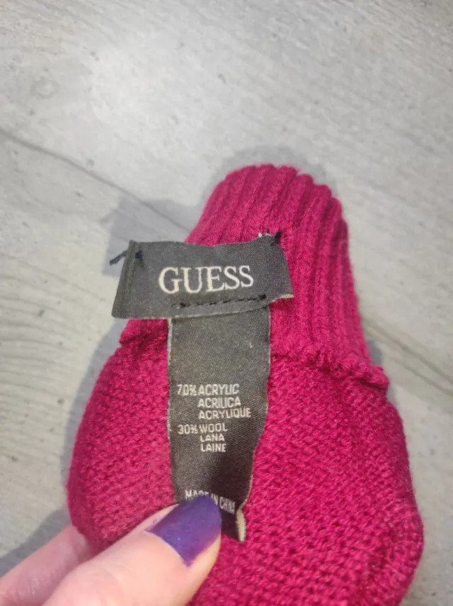Guantes sin dedos Guess rosas