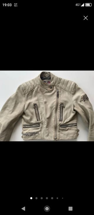 Chaqueta cuero mujer Harley