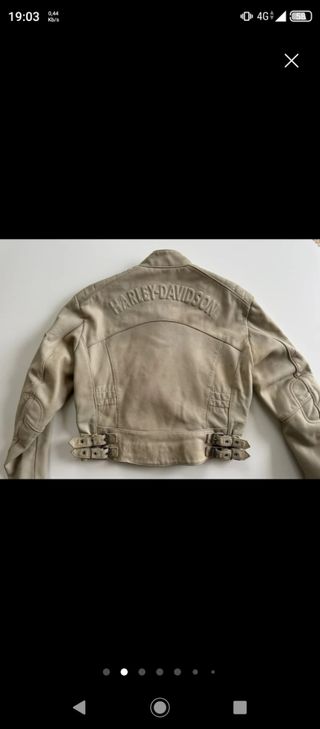 Chaqueta cuero mujer Harley