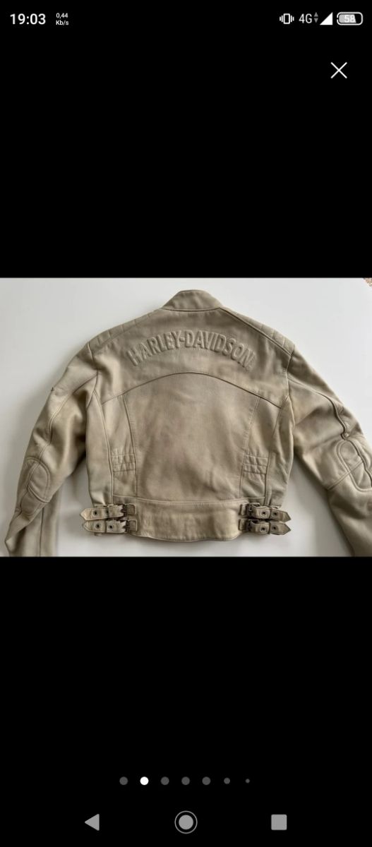 Chaqueta cuero mujer Harley