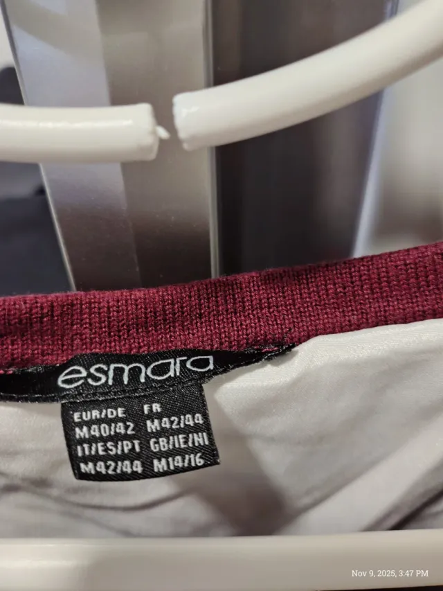 Camisa manga larga bicolor