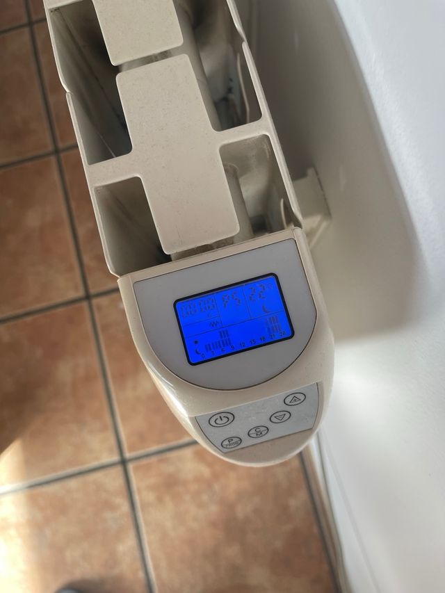 Radiador eléctrico 3 elementos blanco