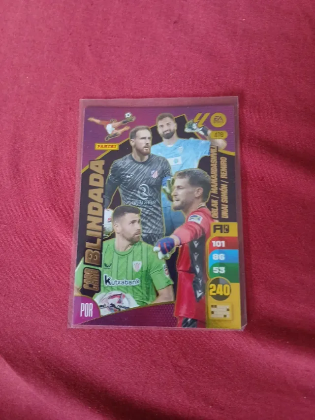 Carta Panini Blindada Futbol