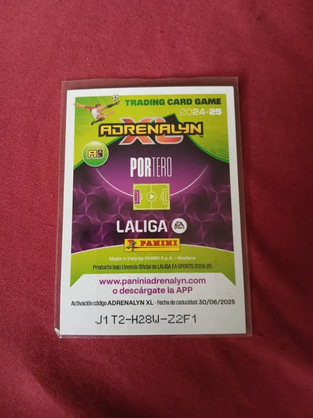 Carta Panini Blindada Futbol