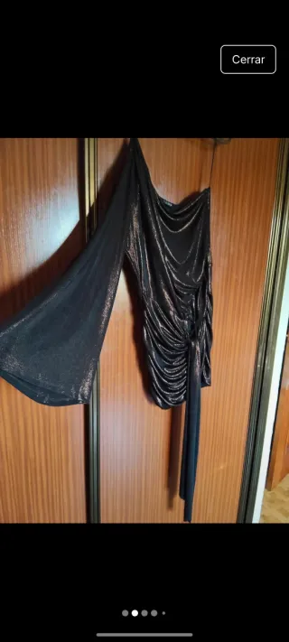 Vestido fiesta asimétrico Zara