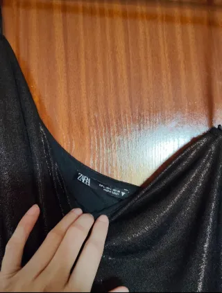 Vestido fiesta asimétrico Zara