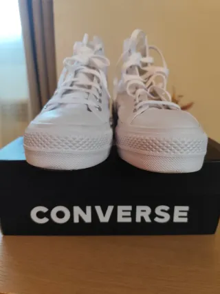 Converse blancas talla 40