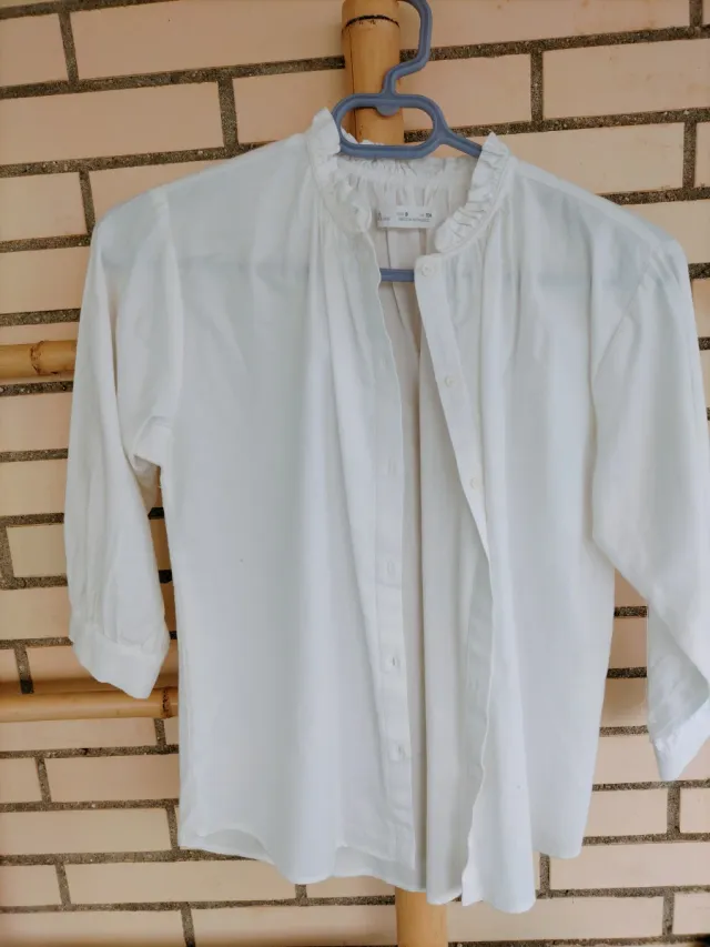 Camisa Zara Blanca Talla 9 (134cm)