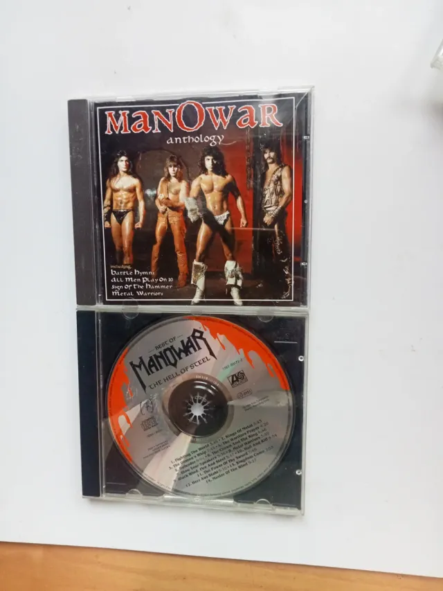 2 CDs Manowar Anthology & Best Of