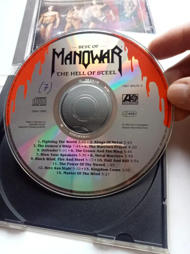 2 CDs Manowar Anthology & Best Of