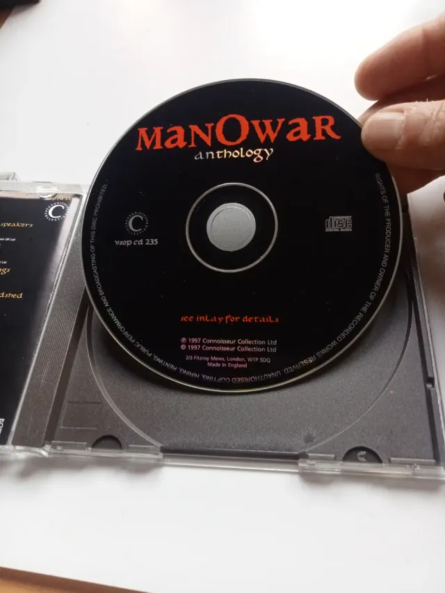 2 CDs Manowar Anthology & Best Of