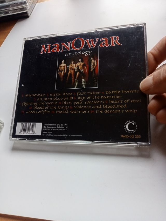 2 CDs Manowar Anthology & Best Of