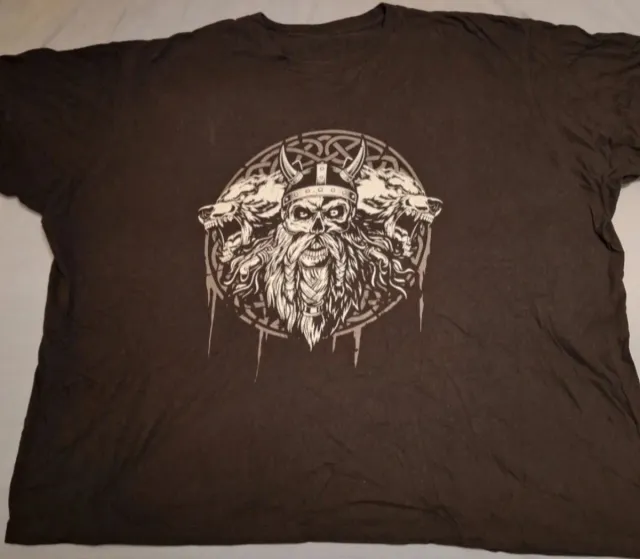 Camiseta Vikinga Negra Talla XL