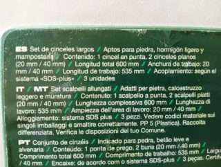 Cinceles Largos PARKSIDE 600mm